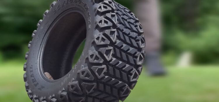 how to change a golf cart tire