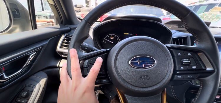 how to unlock steering wheel subaru