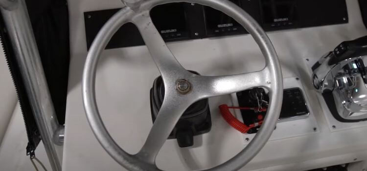 how to remove steering wheel from boat