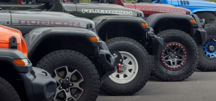 standard tire size on jeep wrangler