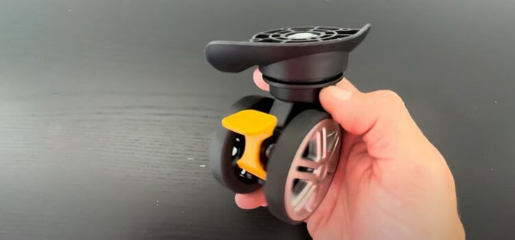 removable luggage wheels